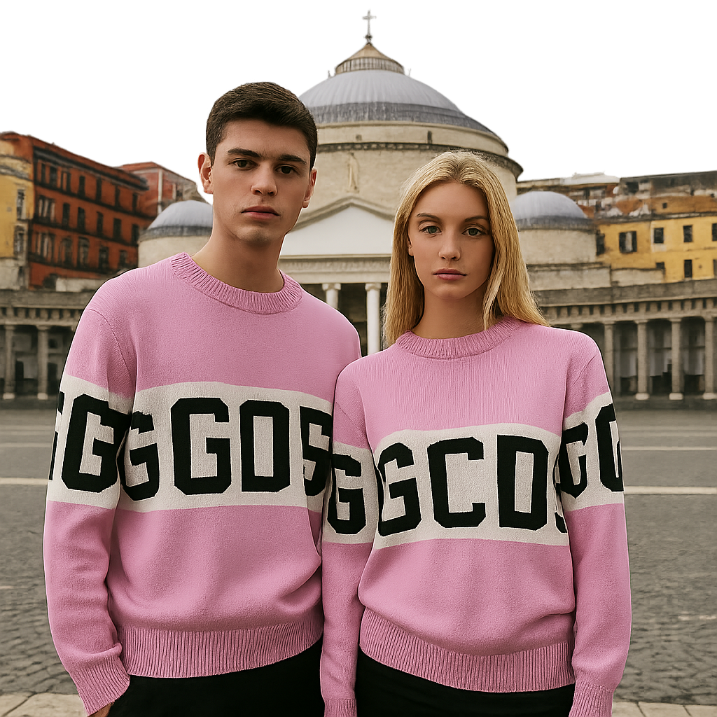 MAGLIONE GIROCCOLO GC ROSA