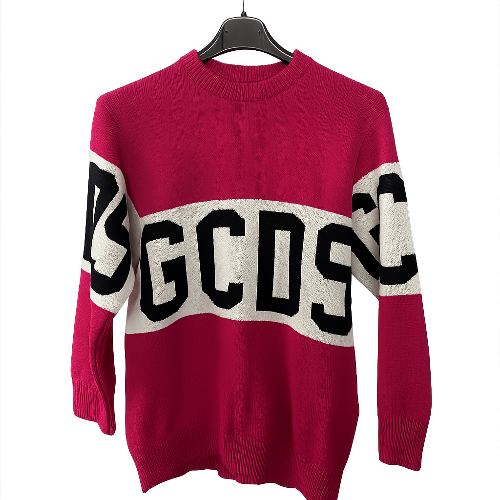 MAGLIONE GIROCCOLO GC FUCSIA