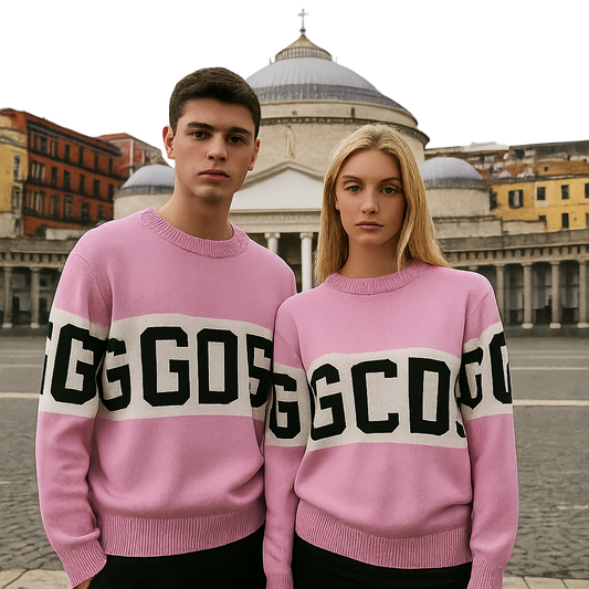 MAGLIONE GIROCCOLO GC ROSA