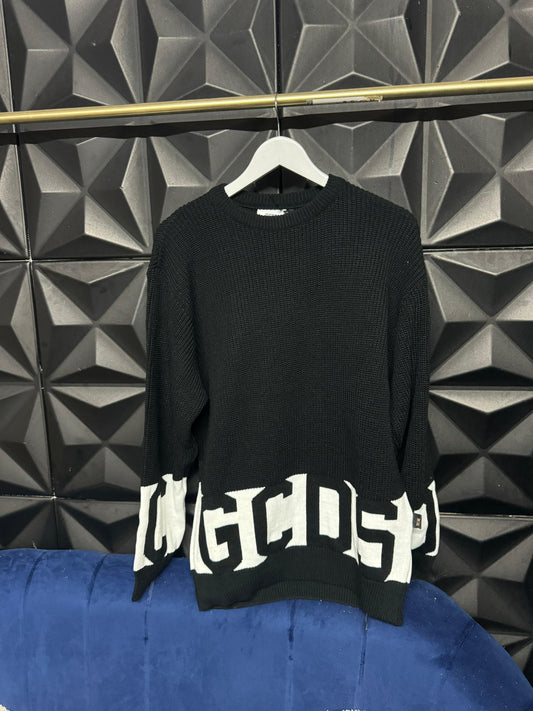 MAGLIONE GIROCCOLO GC NERO