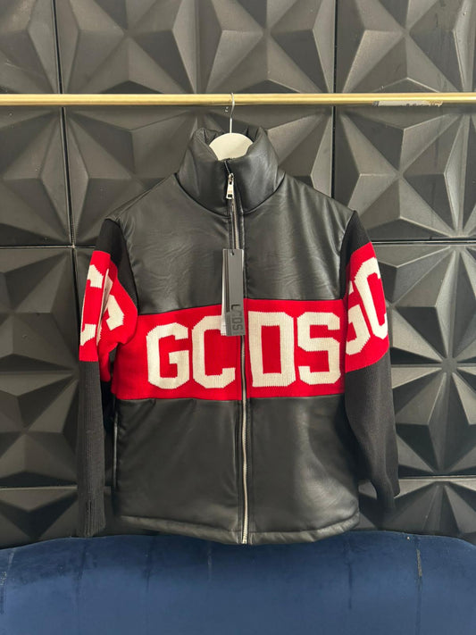 Giubbino GCDS pelle e lana