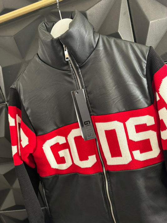 Giubbino GCDS pelle e lana