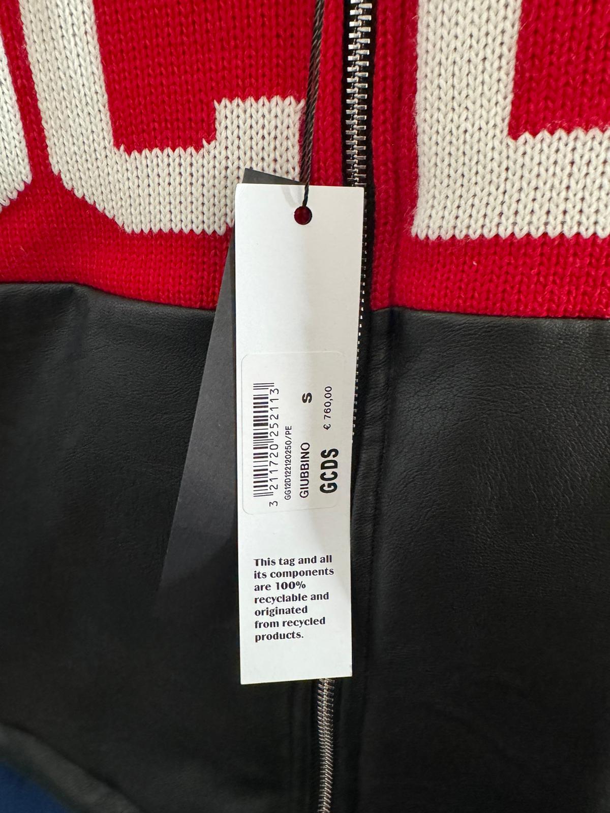 Giubbino GCDS pelle e lana